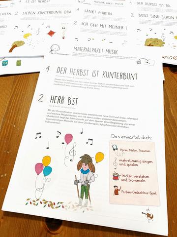 Vorschauseite 1 aus dem Materialpaket Herbst